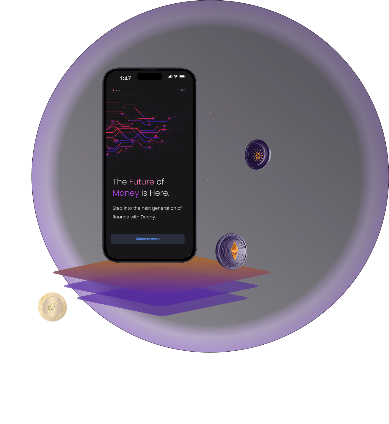 Crypto Mobile Interface